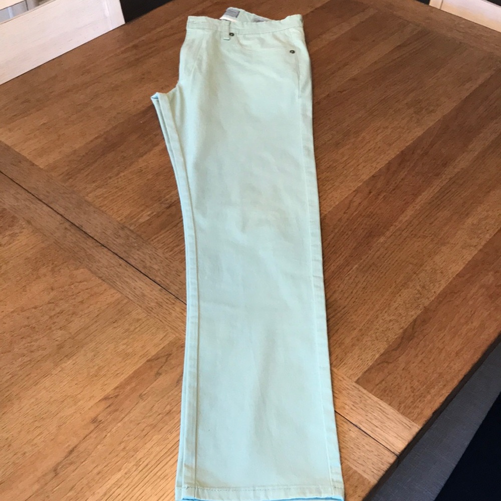 PD&C Stretch Slim fit Mint Green Pants 32x32